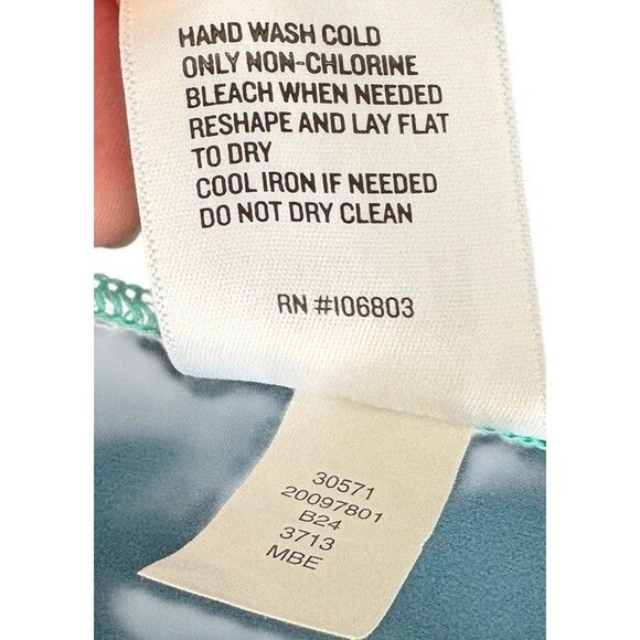 Duluth Trading Co High Impact Bonded Zip Front Sports Bra Size 8 Teal Blue - Picture 8 of 12